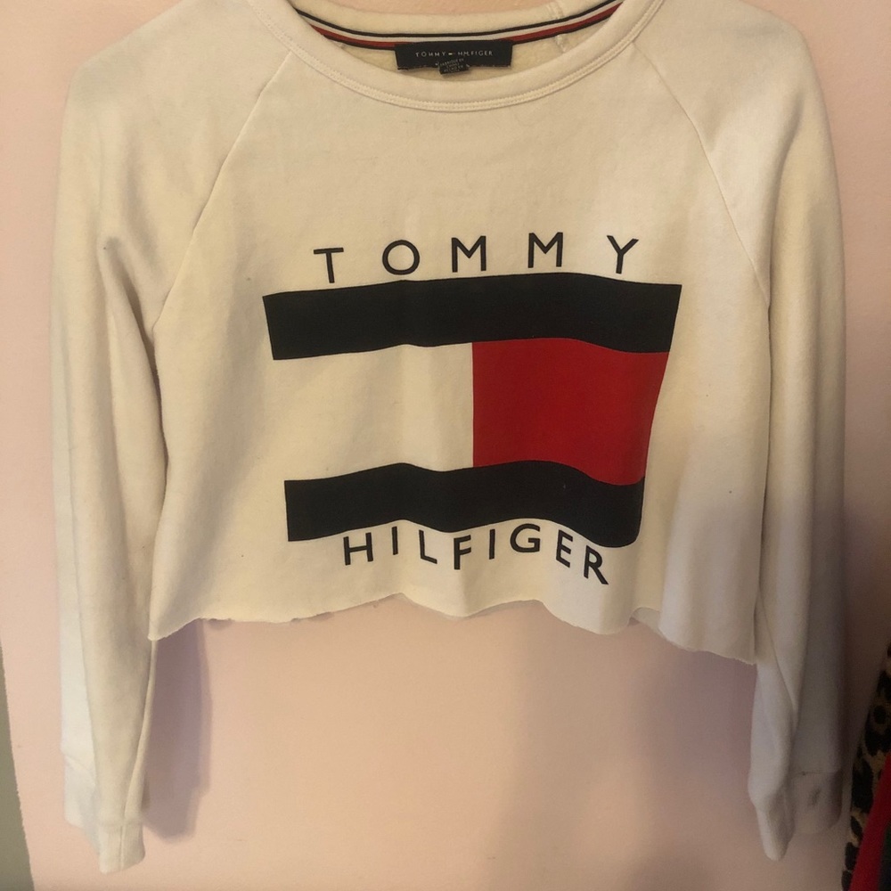 Cropped Tommy Hilfiger crew neck